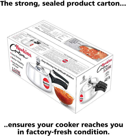 Hawkins Contura Pressure Cooker, 2 Litre Capacity