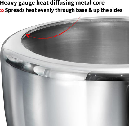 Hawkins 4.5 Litre Triply Stainless Steel Pressure Cooker, Inner Lid Cooker, Silver (HSST45)