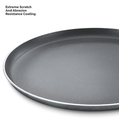 Prestige Omega Aluminium Select Plus Non-Stick Omni Tawa, 30 cm, Black