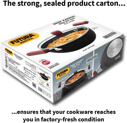 Futura INK50G Kadai, 5 Litre, Black