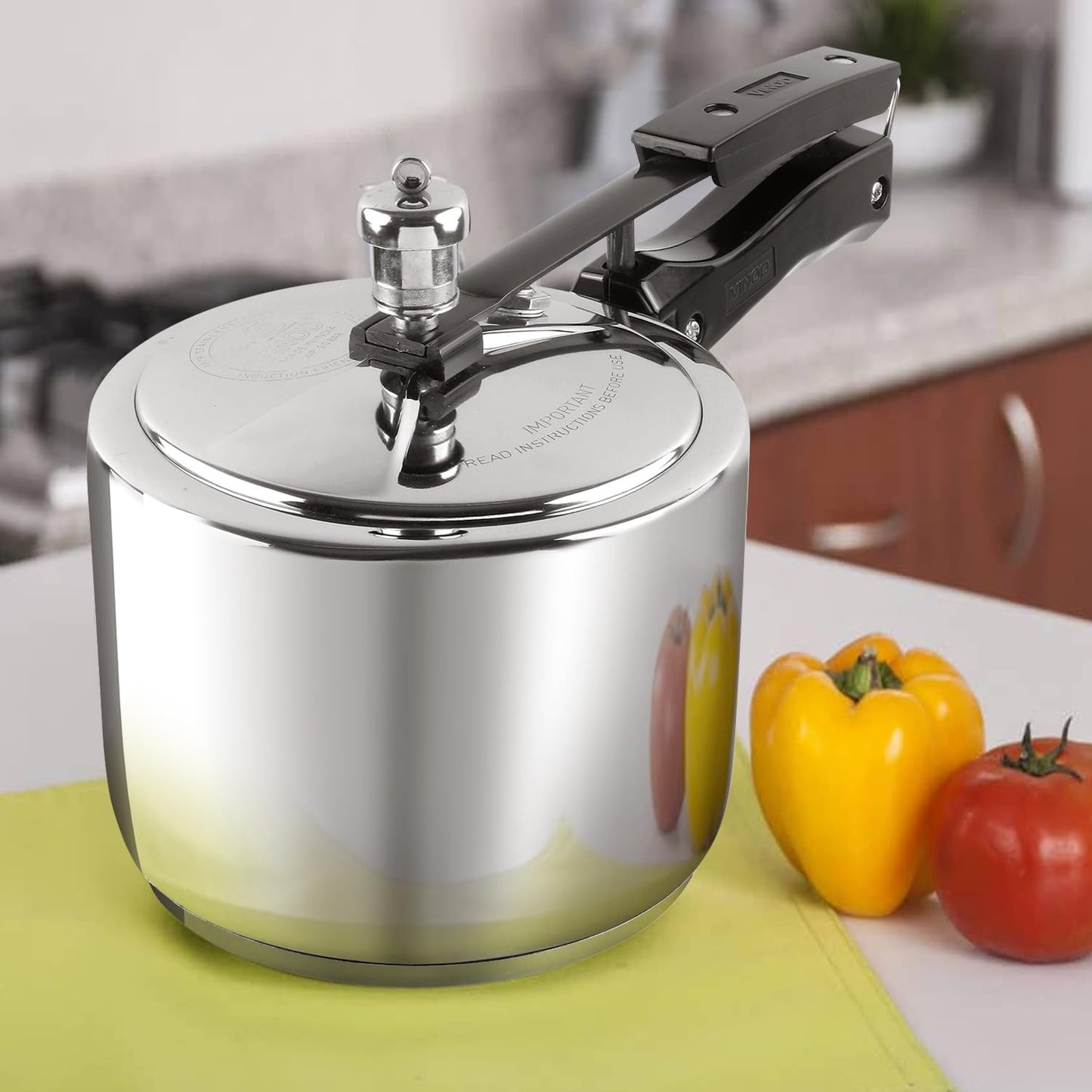 VINOD Inner Lid Stainless Steel Pressure Cooker 2L , 3L & 5L