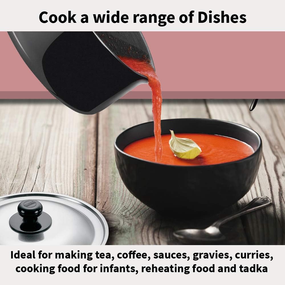 Futura Non-Stick Sauce Pan with Steel Lid 1L / 3L