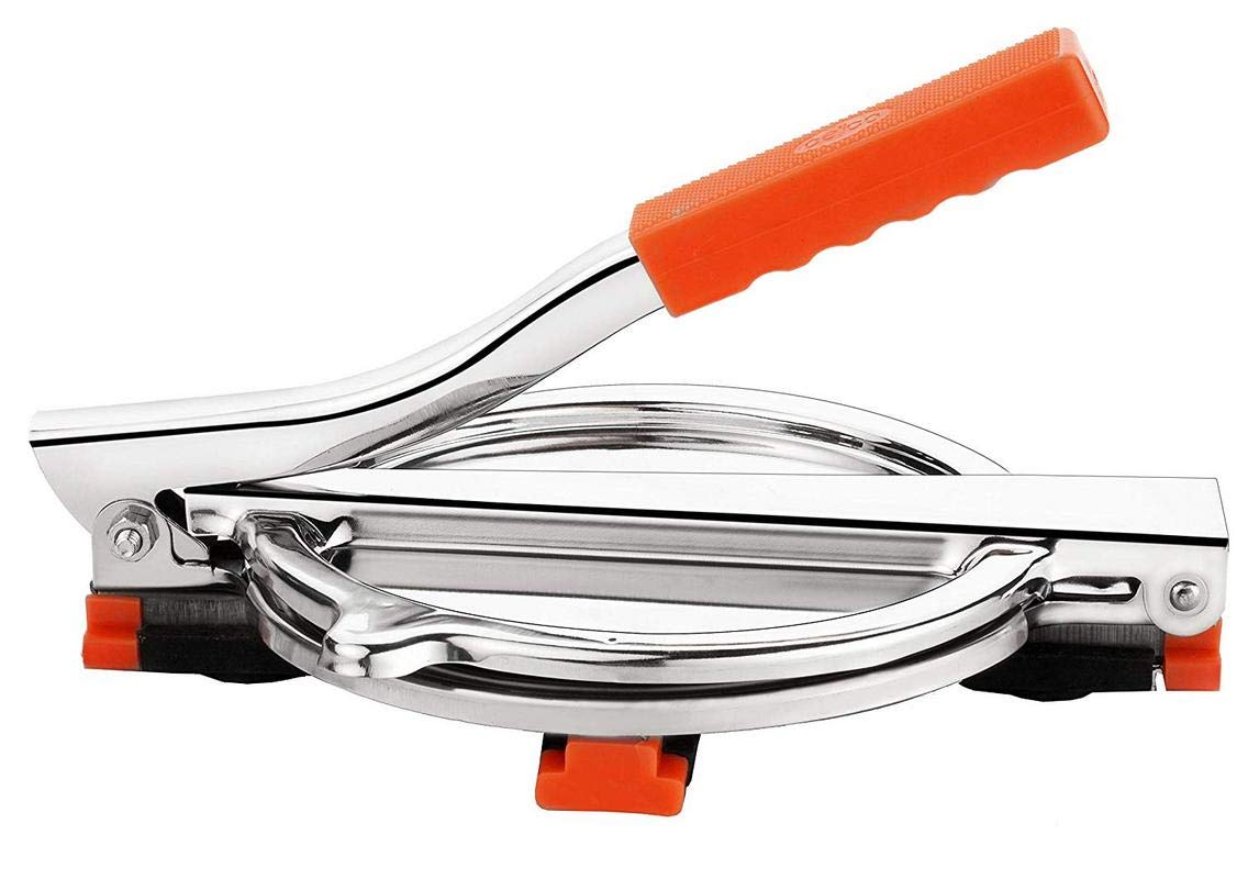 Affix SS High Grade Stainless Steel Puri Press/Papad Maker 17cm