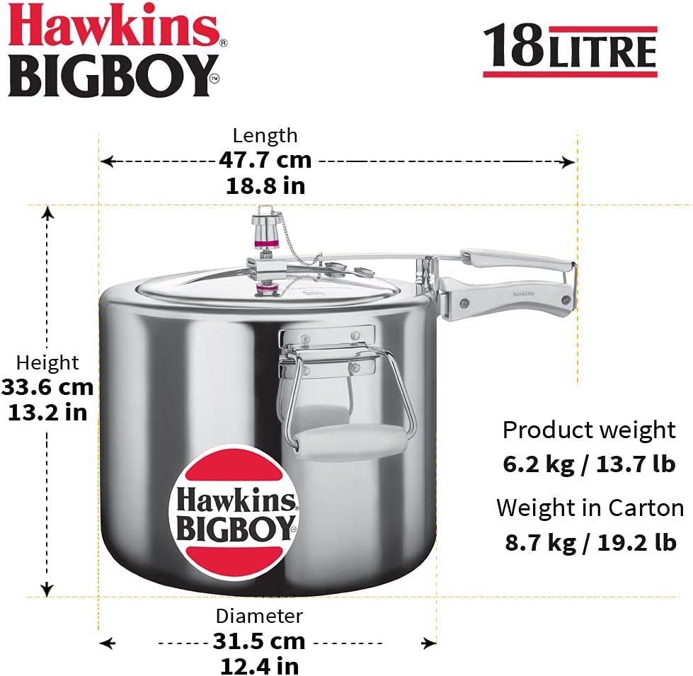 Hawkins Big Boy Pressure Cooker 18L