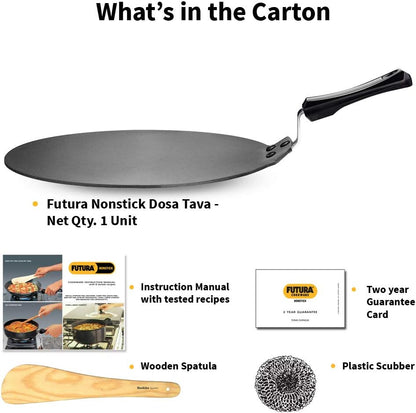 Hawkins Futura Non Stick Dosa Tava, 33 cm Diameter