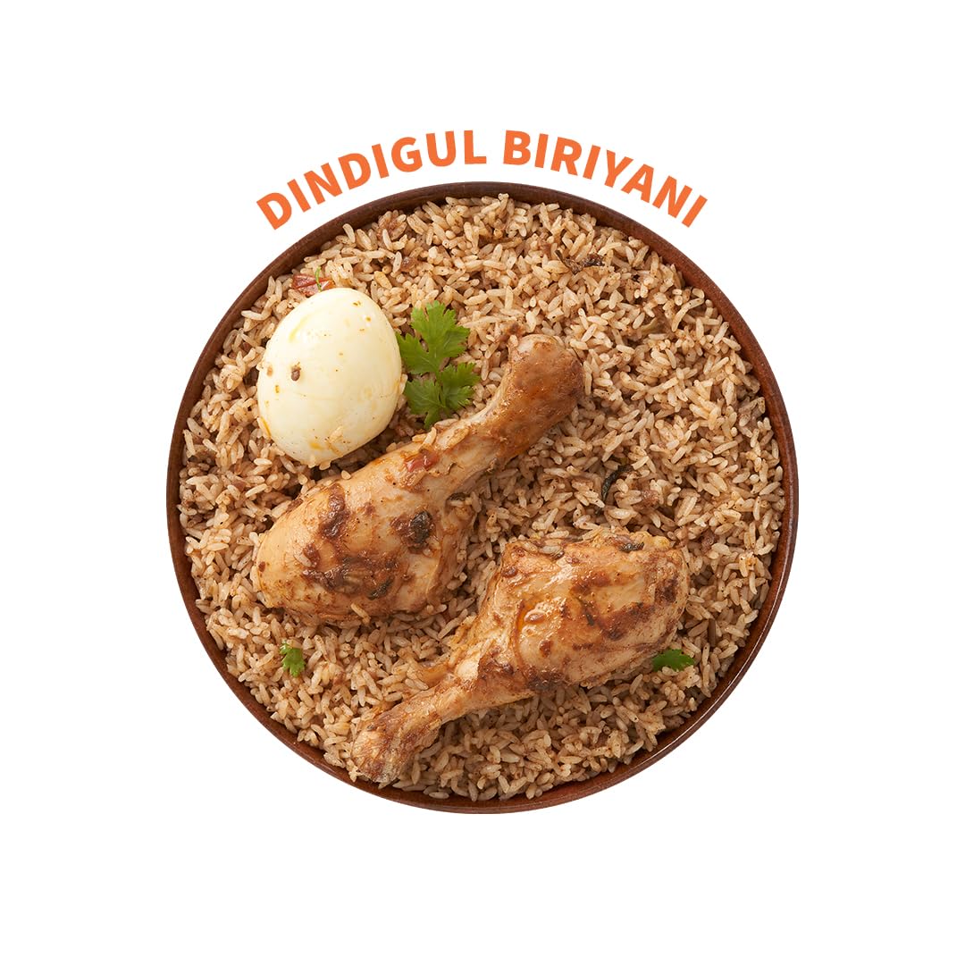 Cookd Dindigul Biryani Paste 255g (Serves 3 People) | Ready to Cook Authentic Biryani Masala Mix in 20 Minutes | Biryani Masala Paste with No Added Flavours & Preservatives (Pack of 1)