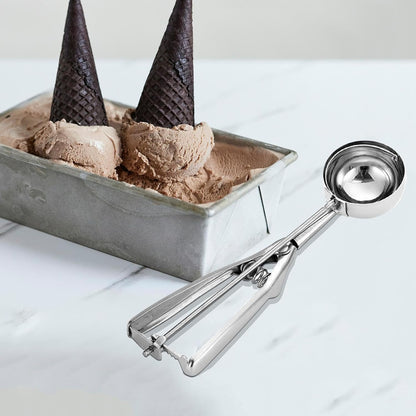Stainless Steel Premium Ice Cream Scoop Set for Home and Kitchen, 6cm
