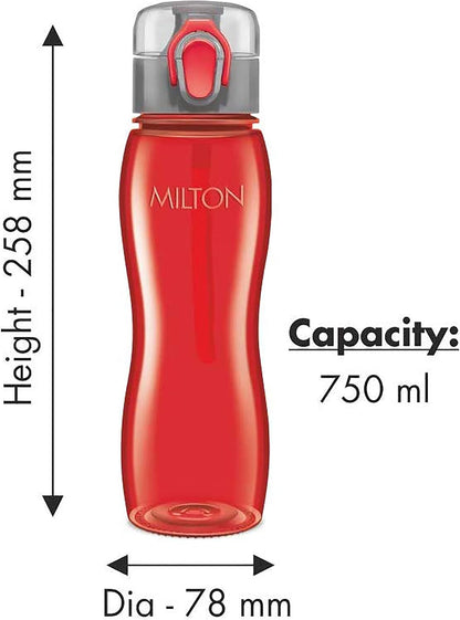 Milton W020 Triton Rock Plastic Water Bottle, 750 ml Capacity