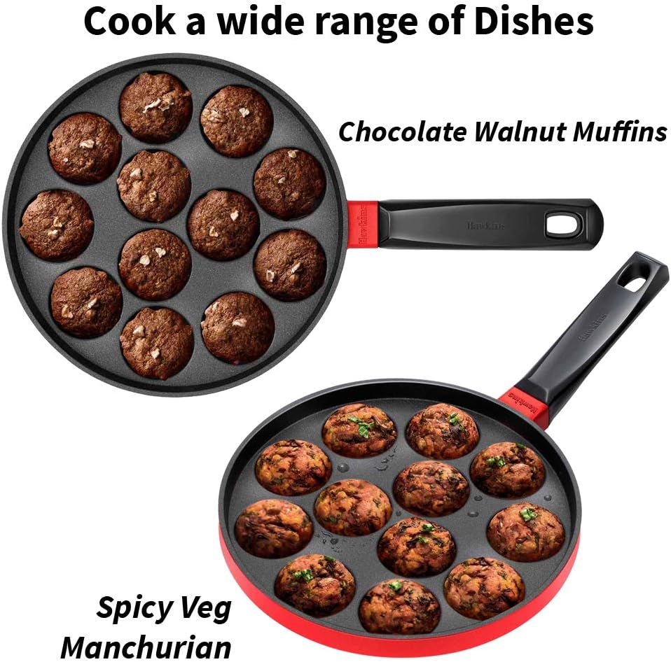 Hawkins Futura Non Stick Appe Pan with Glass Lid, 22 cm Size NAPE22G