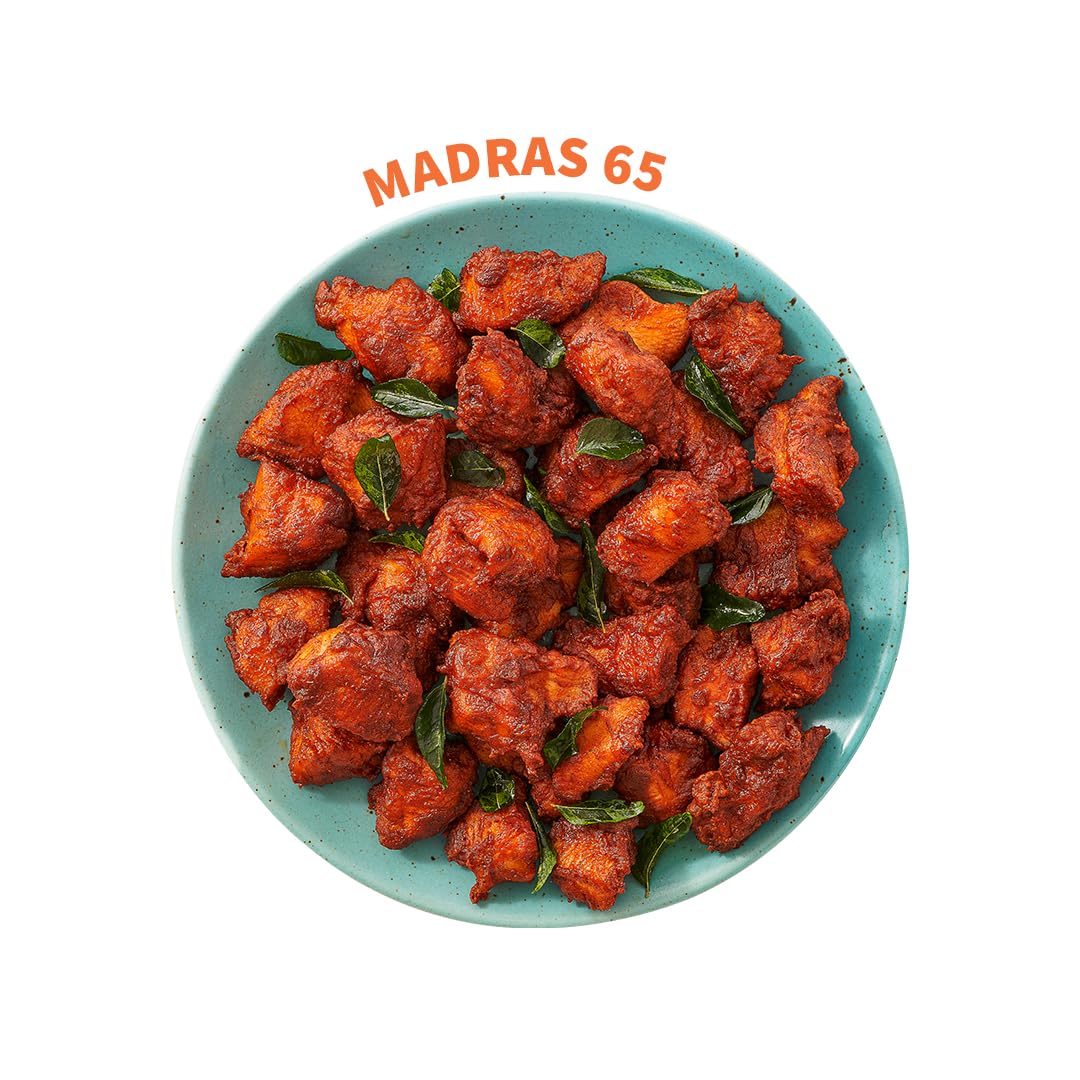 Cookd Madras 65 Masala 50g Ready To Cook Masala in 8 Minutes | Can be cooked with Paneer, Vegetables, Chicken, Fish & Meat | No Added Flavours, Preservatives & Artificial Colors (Pack of 3, Madras 65 Masala)