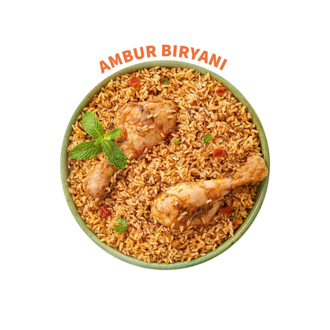 Cookd Ambur Biryani Paste 255g (Serves 3 People) | Ready to Cook Authentic Paste & Seasoning Oil | Zero Added Preservatives & Flavours | Enjoy with Chicken Biryani (Pack of 1)