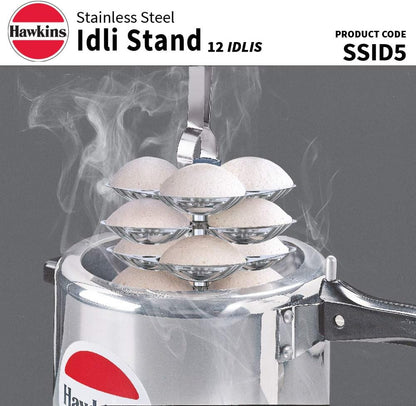 Hawkins Stainless Steel Idli Stand for 12 Idlis