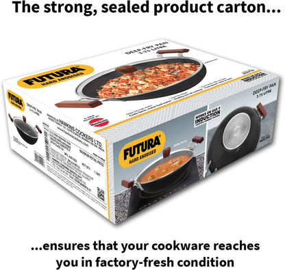 Futura INK50G Kadai, 5 Litre, Black