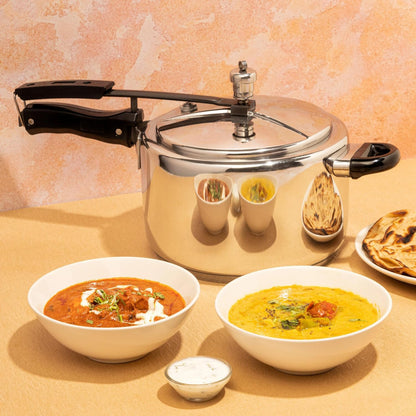 VINOD Inner Lid Stainless Steel Pressure Cooker 2L , 3L & 5L