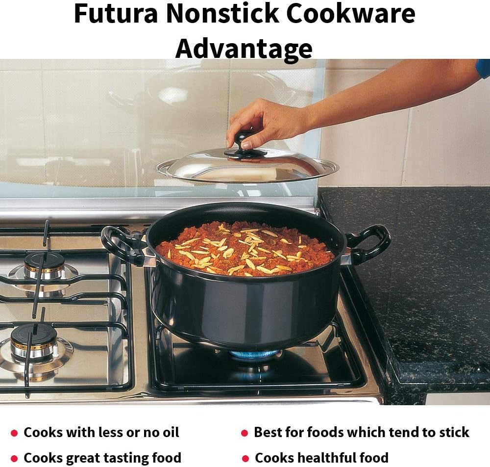 Hawkins Non-Stick Cook-N-Serve Stewpot with Glass Lid 3L , 5L