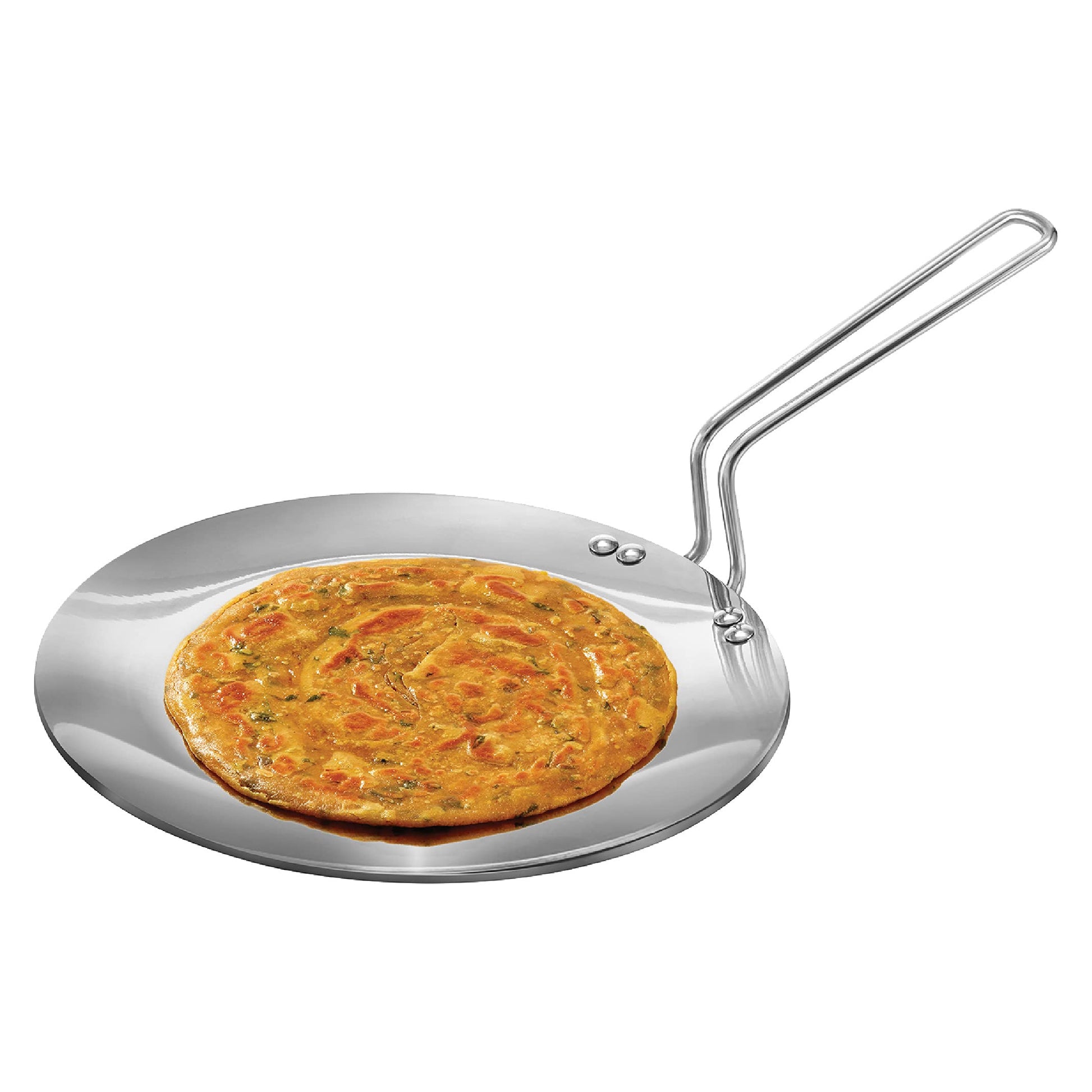 Hawkins Tri-Ply Stainless Steel Tava, 22 cm Diameter