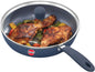 Hawkins Ceramic Nonstick Frying Pan, 24 cm Diameter, Induction Fry Pan with Glass Lid, Granite Omlette Egg Pan, Fish Pan (ICF24G)