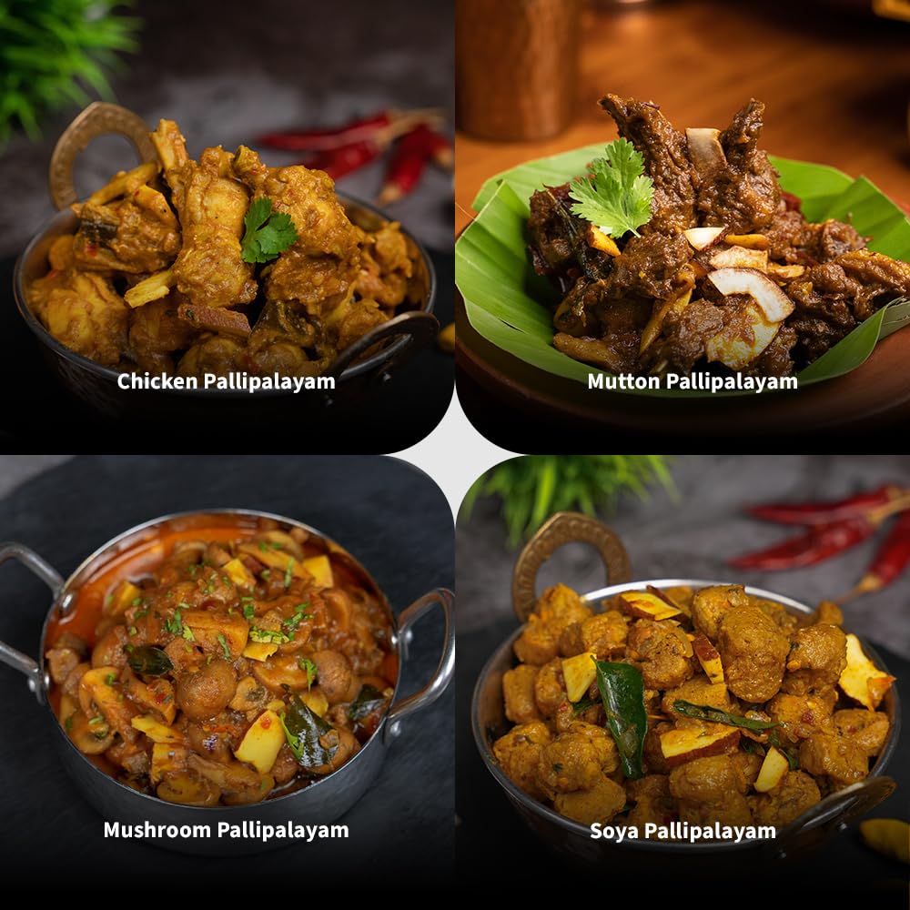 Cookd Pallipalayam Masala 50g (Pack of 2)| Ready To Cook in 15 Minutes | Can be cooked with Paneer, Vegetables, Chicken, Fish & Meat | No Added Flavours, Preservatives & Artificial Colors