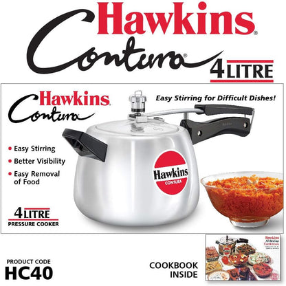 Hawkins Contura Pressure Cooker, 2 Litre Capacity