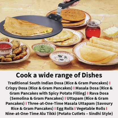 Hawkins Futura Non Stick Dosa Tava, 33 cm Diameter