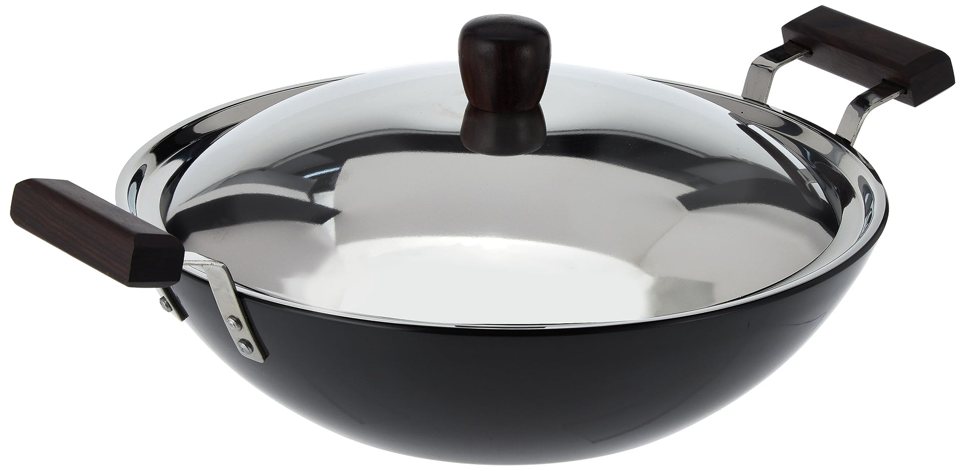 Hawkins Futura Induction Compatible Hard Anodised Aluminium Deep Fry Pan, 2.5 Litre Capacity