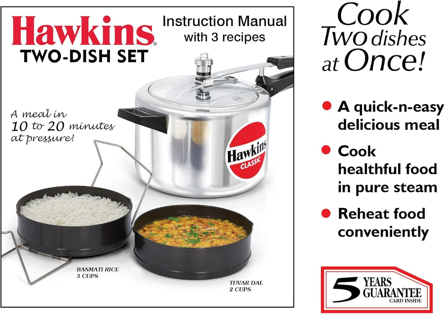 Hawkins Pressure Cooker 2 Dish Set