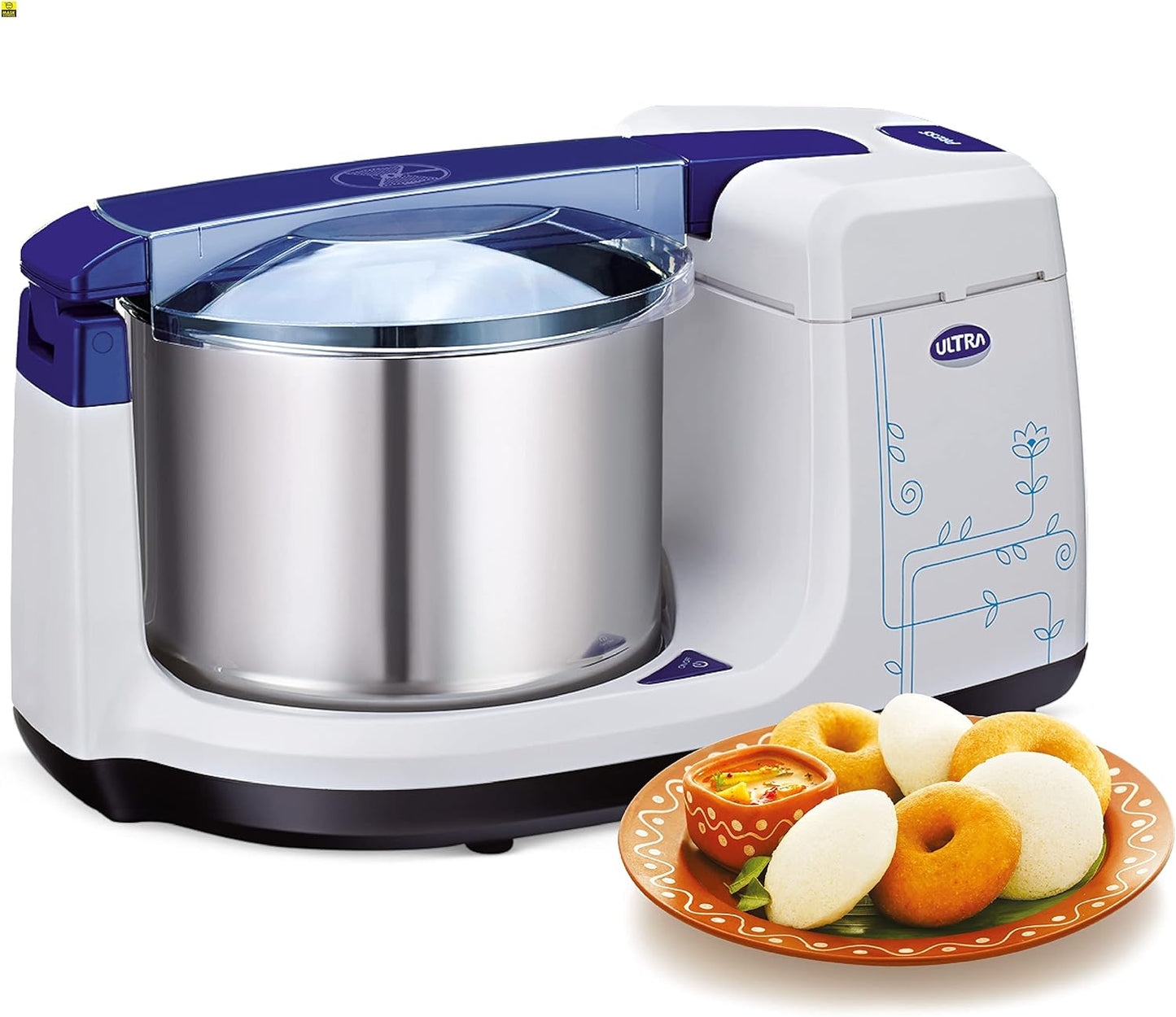 Ultra Bigg + Blue 2.5 Litres Table Top Wet Grinder
