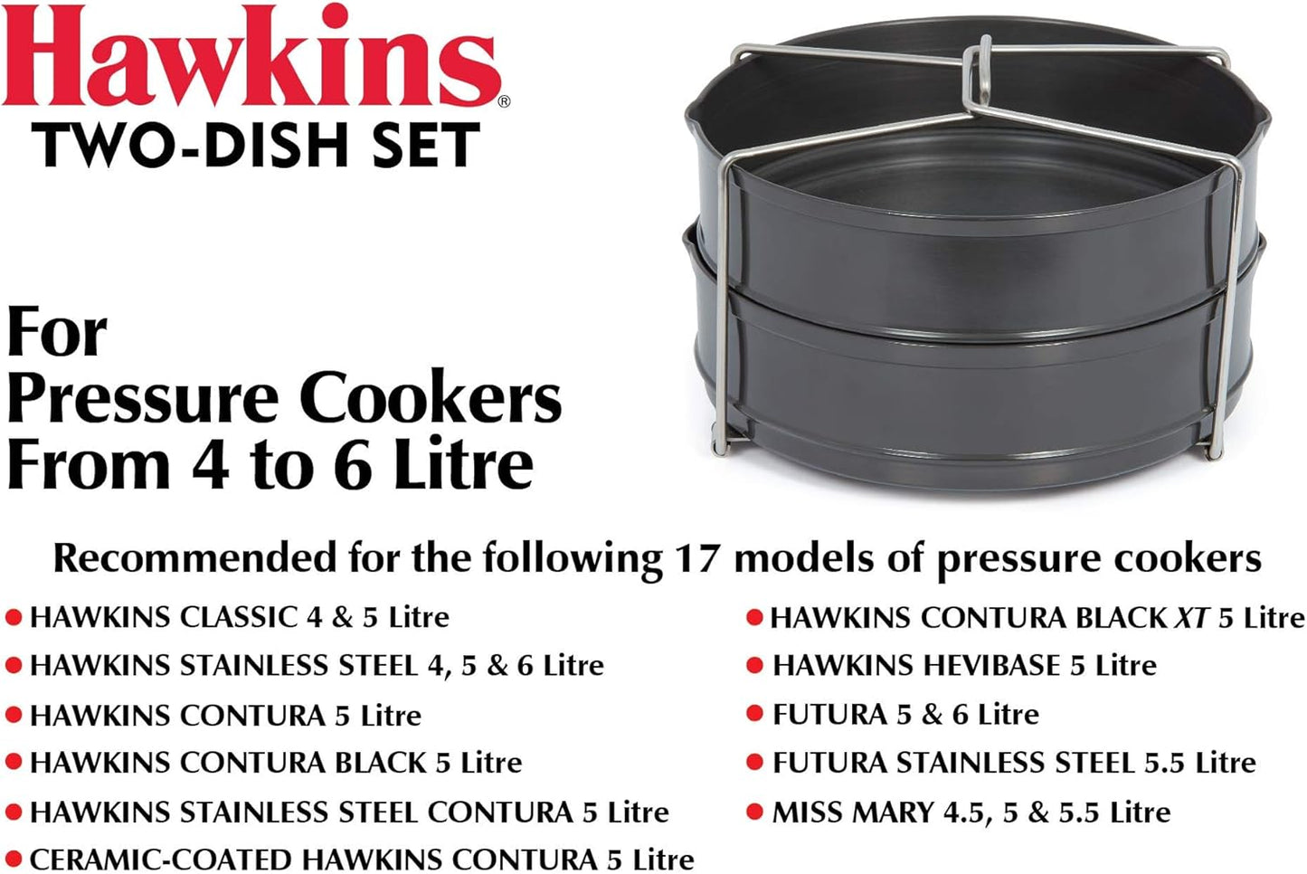 Hawkins Pressure Cooker 2 Dish Set