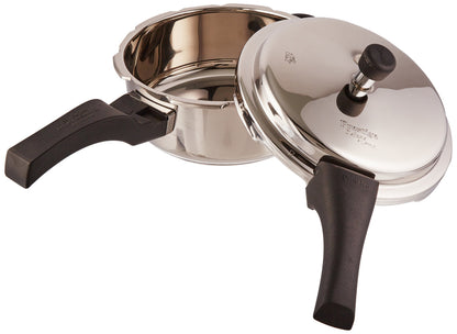 Prestige 5.5L Alpha Deluxe Induction Base Stainless Steel Pressure Cooker, 5.5-Liter
