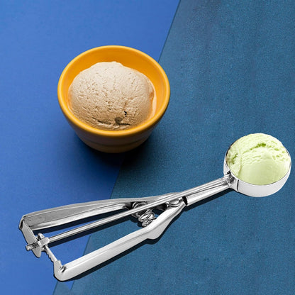 Stainless Steel Premium Ice Cream Scoop Set for Home and Kitchen, 6cm