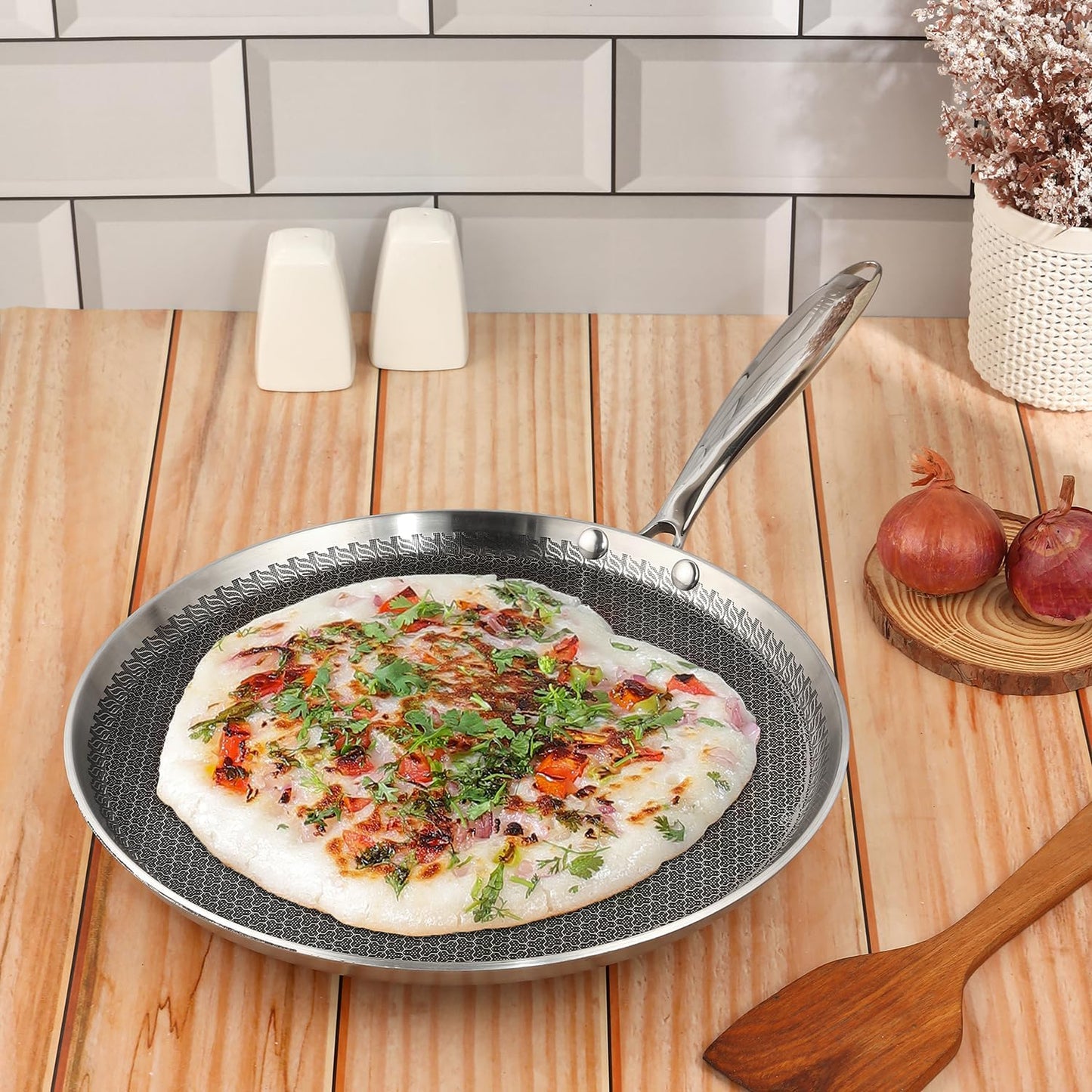 Vinod Platinum Pro X Dosa Tawa Honeycomb 28cm & 31cm
