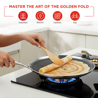 Vinod Platinum Pro X Dosa Tawa Honeycomb 28cm & 31cm