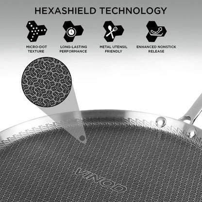 Vinod Platinum Pro X Dosa Tawa Honeycomb 28cm & 31cm