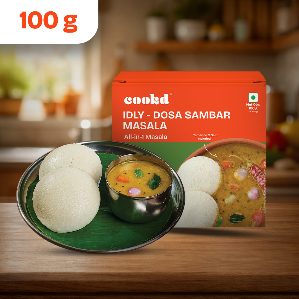 Cookd Idly - Dosa Sambar Masala