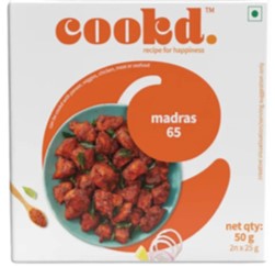Cookd Madras 65 Masala 50g Ready To Cook Masala