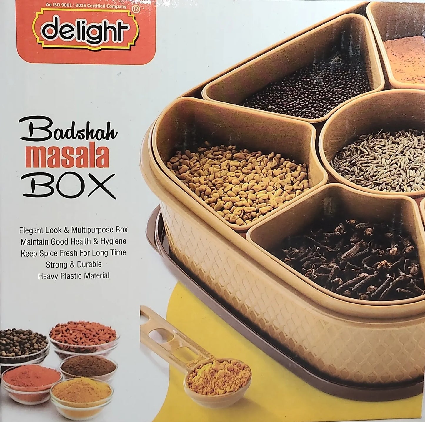 Triangle Plastic Spice Container