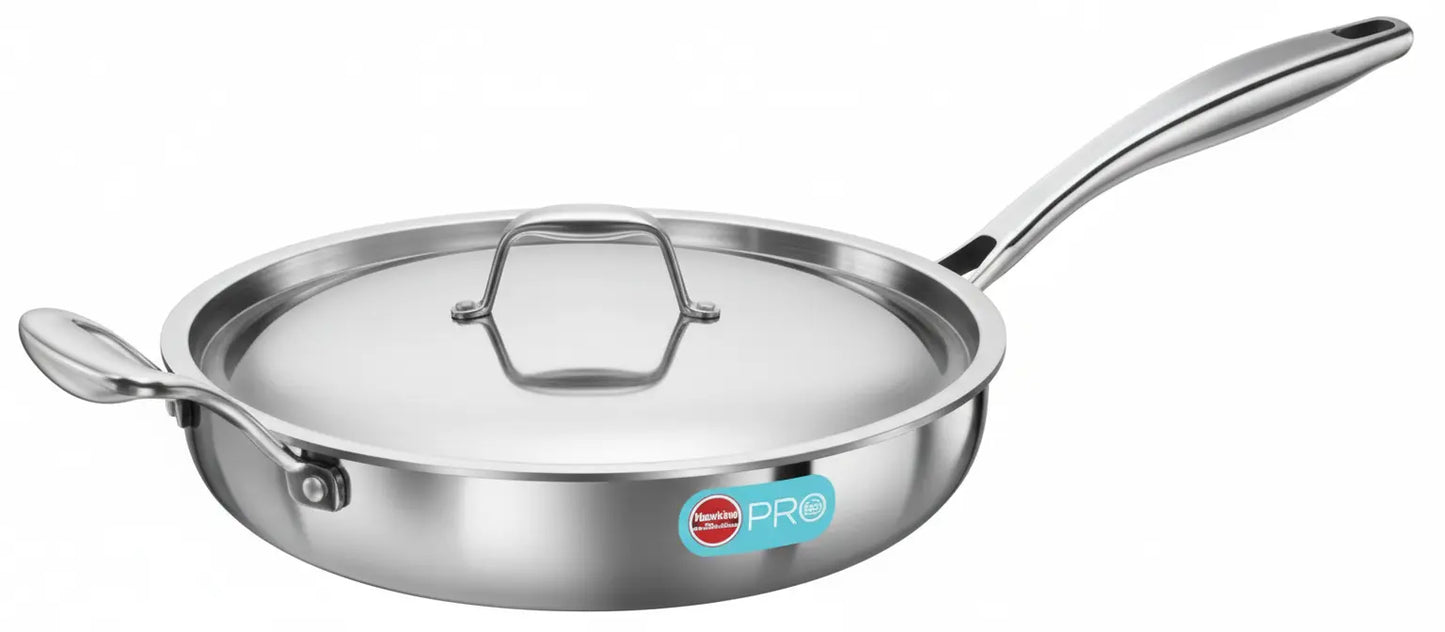 Hawkins PRO Triply Fry Pan w/SS Lid