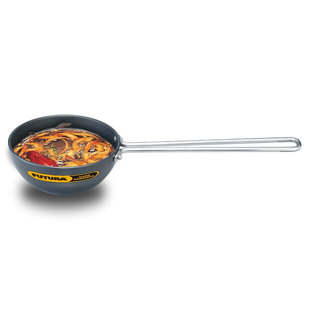 Futura Anodised Heating Pan, 4.72 in, Black