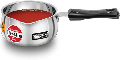 Hawkins Stainless Steel Tea Pan Tpan 1 Litre Without Lid SST10