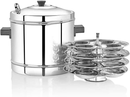 Premier Stainless Steel 4 Plate (16pc) Idli Maker