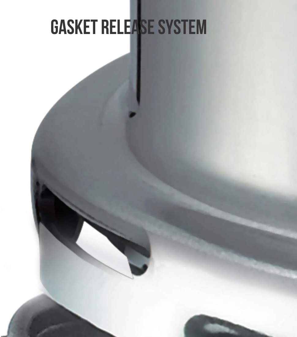 Prestige Popular Hard Anodized Aluminium Pressure Cooker, 2 litres, White