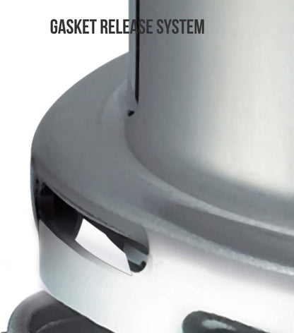 Prestige Popular Hard Anodized Aluminium Pressure Cooker, 2 litres, White