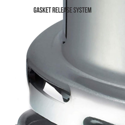 Prestige Popular Hard Anodized Aluminium Pressure Cooker, 2 litres, White