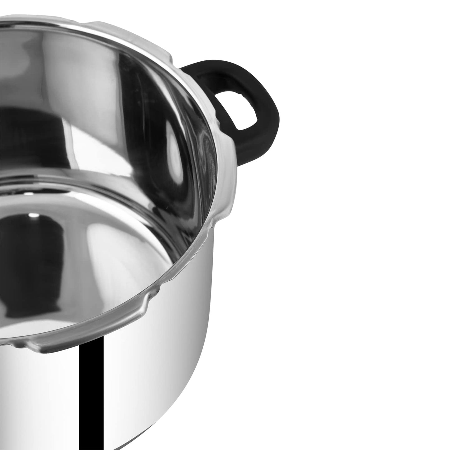Prestige Deluxe Alpha 6.5 PRESSURE COOKER, 6.5 Liter, SILVER