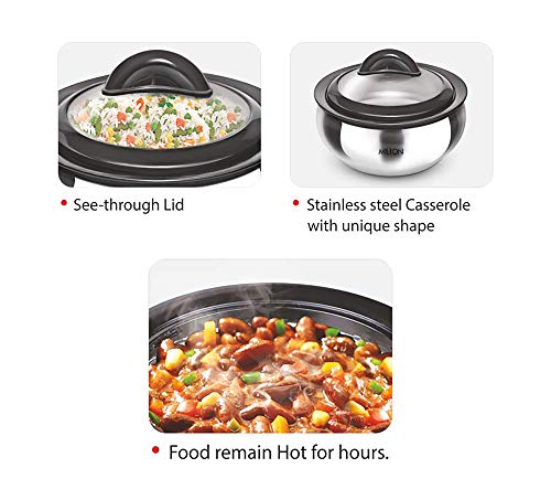 Milton Clarion 1500 Casserole, 1220 Ml, Steelplain