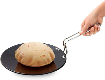 Hawkins Futura Hard Anodised Induction Roti Tava, 24 cm Diameter