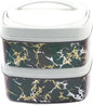 MILTON Plastic Casserole - 1400ml, Set of 2, Black