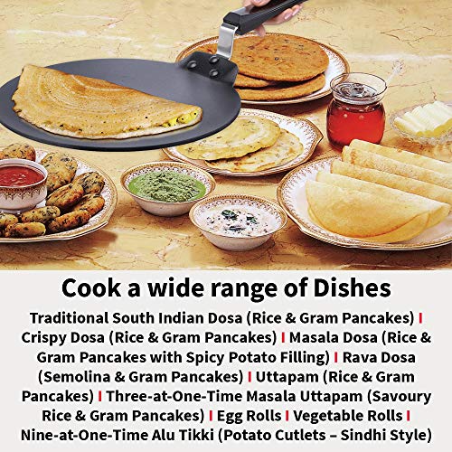 Hawkins Futura Nonstick Dosa Tava NDT28 NDT30
