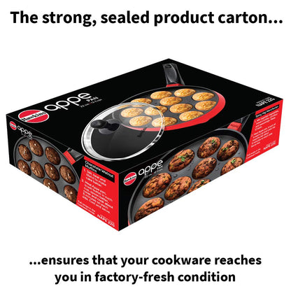 Hawkins Futura Non Stick Appe Pan with Glass Lid, 22 cm Size NAPE22G