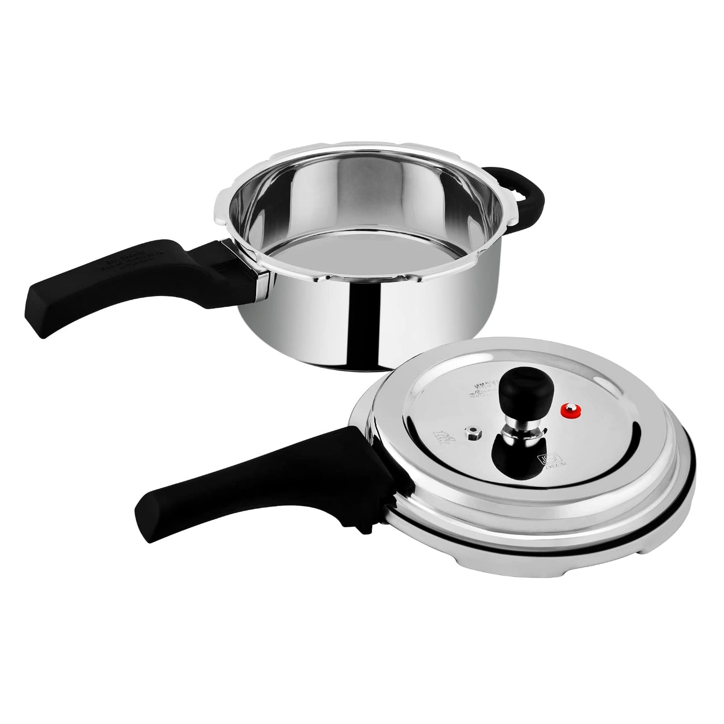 Prestige Deluxe Alpha Stainless Steel PRESSURE COOKER, 3 Liter, Silver